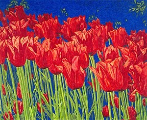 Tulips Fine Art Prints Tulip Art Flowers Garden Landscape Decorative Sunlit Tulip Family Digital Arts titled "Tulips Fine Art Pri…" by Fine Art Prints Fish Flowers Baslee Troutman, Original Art, Other