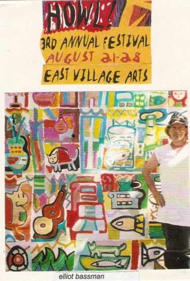 Painting titled "EAST VILLAGE ART AR…" by Elliot Bassman, Original Artwork