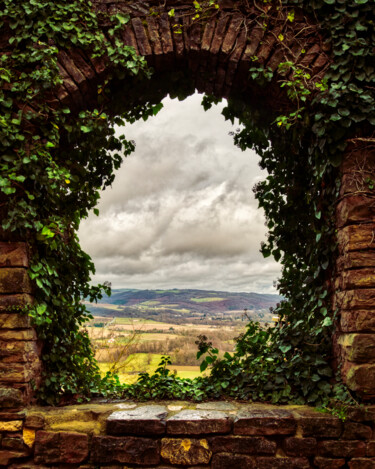 Fotografía titulada "Portail sur les mur…" por Bastien Galiana, Obra de arte original, Fotografía digital