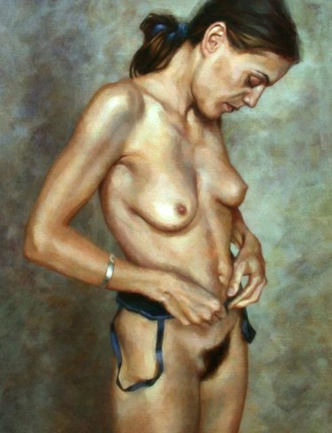 Peinture intitulée "Olga" par Bastien Millan, Œuvre d'art originale