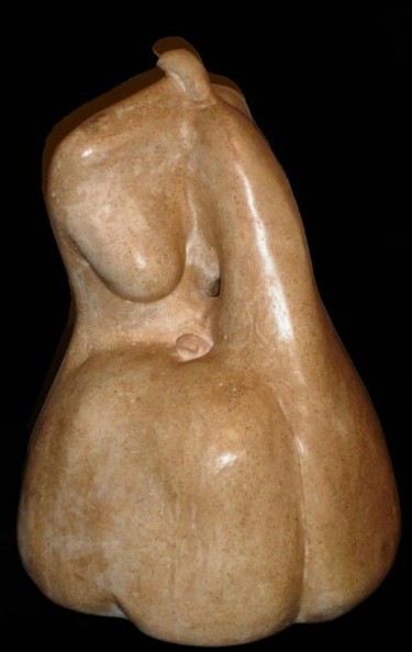 Sculpture titled "Metamorphosis" by Batia Mach Shepherd, Original Artwork, Stone