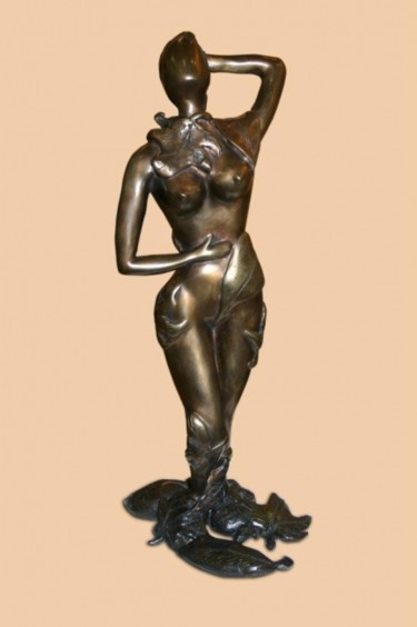 Sculpture titled "Sensuality" by Batia Mach Shepherd, Original Artwork, Metals
