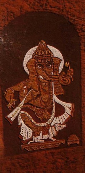 Peinture intitulée "Ganesha" par Pavni, Œuvre d'art originale