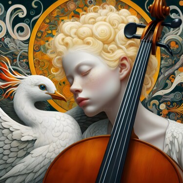 Arte digital titulada "Olivia full harmony" por Batuhan Gözüaçık, Obra de arte original, Imagen generada por IA