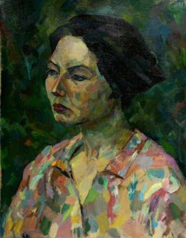 Картина под названием "Портрет Ольги" - Александр Батурин, Подлинное произведение искусства