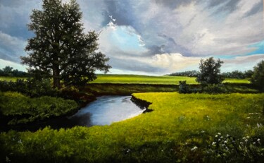 At dawn Peinture intitulée "At dawn" par Oleg Baulin, Œuvre d'art originale, Huile