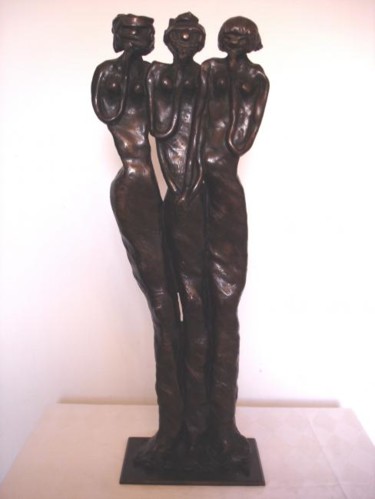 Sculpture intitulée "rire de femmes" par Desmaison, Œuvre d'art originale, Autre