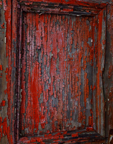 Fotografia intitulada "Red Door Panel" por Bavosi Photoart, Obras de arte originais, Fotografia digital