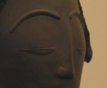Sculpture intitulée "Masque de femme" par Laurent Flandin, Œuvre d'art originale