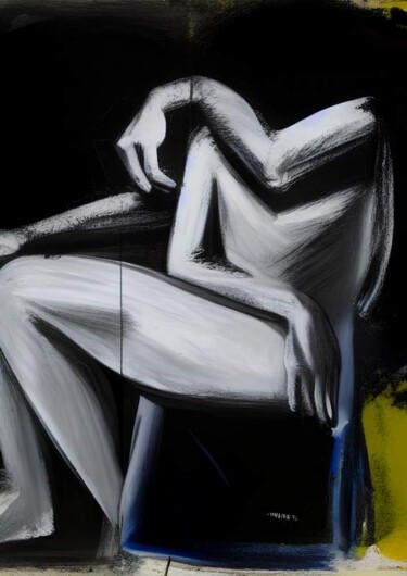 Arts numériques intitulée "Grey body" par Baxter Paisley, Œuvre d'art originale, Image générée par l'IA