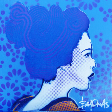 Malerei mit dem Titel "Geiko 06" von Bayonas, Original-Kunstwerk, Sprühfarbe