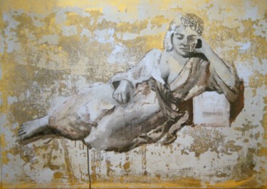 Malerei mit dem Titel "THE DREAMER" von Faiza, Original-Kunstwerk, Acryl