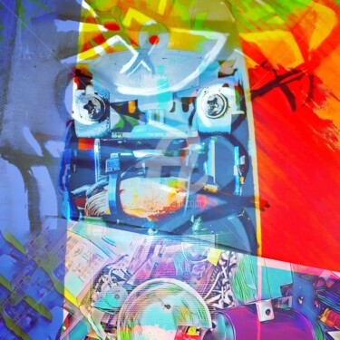 Arts numériques intitulée "Hypnotique" par Bazoocat, Œuvre d'art originale, Peinture numérique