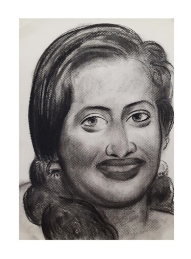 Malarstwo zatytułowany „Portrait of my frie…” autorstwa Balucharan Us, Oryginalna praca, Ołówek