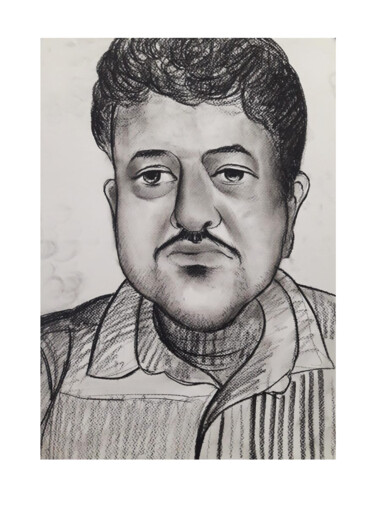 图画 标题为“portrait of my Frie…” 由Balucharan Us, 原创艺术品, 铅笔