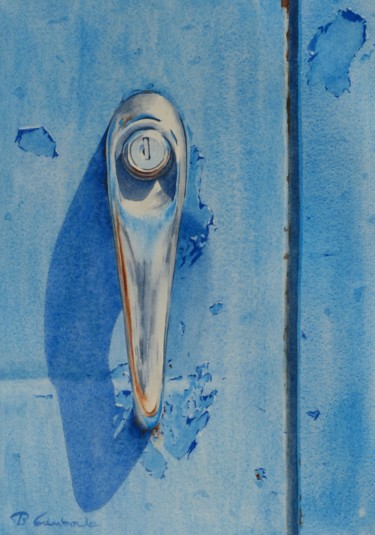 Peinture intitulée "La super goélette e…" par Bernard Camborde, Œuvre d'art originale, Aquarelle