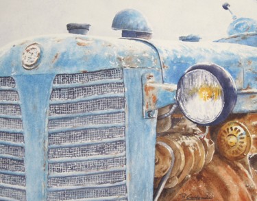 Z comme Zetor Peinture intitulée "Z comme Zetor" par Bernard Camborde, Œuvre d'art originale, Aquarelle