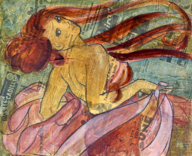 Pintura titulada "Muchaoïde 1" por Bernard Des Roseaux, Obra de arte original, Tinta