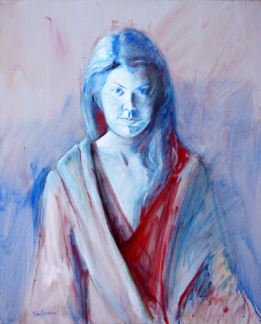 Pittura intitolato "Emma" da Bernard Des Roseaux, Opera d'arte originale, Acrilico