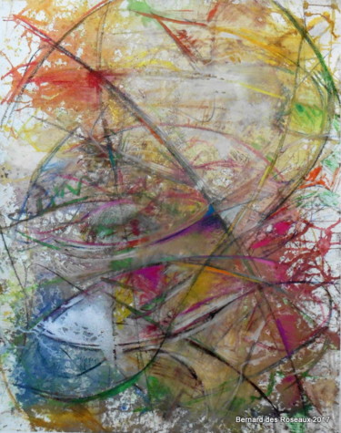 Pittura intitolato "Abstraction 2" da Bernard Des Roseaux, Opera d'arte originale, Acrilico