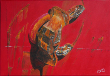 Peinture intitulée "Ancre à poste" par Benoit Donne, Œuvre d'art originale, Acrylique