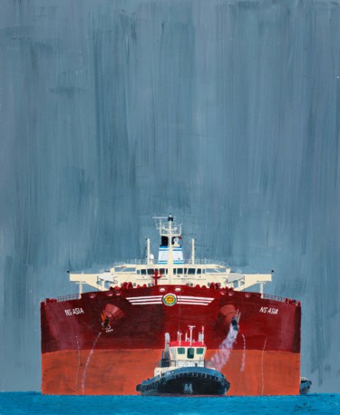 Peinture intitulée "NS Asia" par Benoit Donne, Œuvre d'art originale, Acrylique