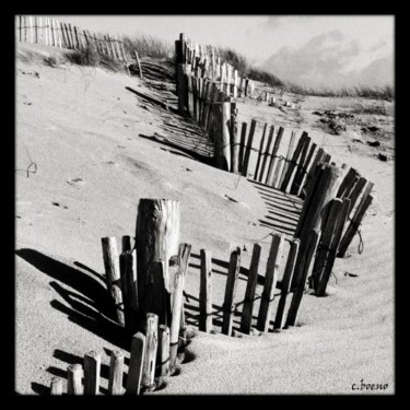 Photographie intitulée "les barrières" par Bdum, Œuvre d'art originale