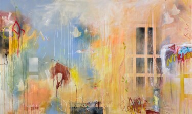 Pintura titulada "Flying Home No.1" por Bea Schubert, Obra de arte original, Acrílico Montado en Bastidor de camilla de made…