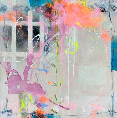 Картина под названием "Never Stop Dreaming…" - Bea Schubert, Подлинное произведение искусства, Акрил Установлен на Деревянна…