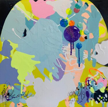 Картина под названием "Be Wild" - Bea Schubert, Подлинное произведение искусства, Акрил Установлен на Деревянная рама для но…