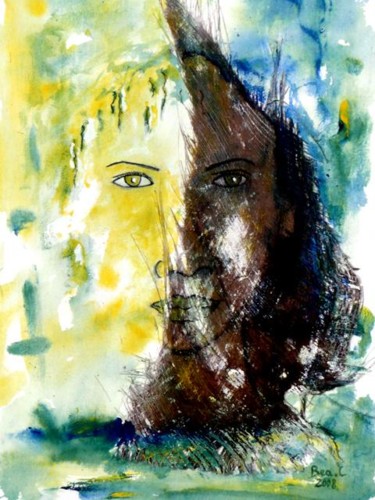 Peinture intitulée "Face à la mer" par Béatrice Cassar, Œuvre d'art originale, Huile