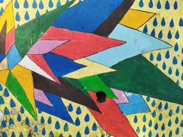 Фотография под названием "Color Wall 21" - Benoit Van Canneyt, Подлинное произведение искусства, Цифровая фотография