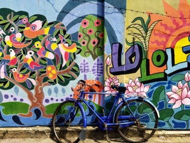 Photography titled "Sri Lanka " Bike "" by Benoit Van Canneyt, Original Artwork, Digital Photography