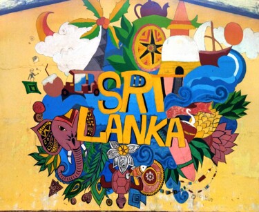 Fotografie mit dem Titel "Colorfull Sri Lanka" von Benoit Van Canneyt, Original-Kunstwerk, Digitale Fotografie