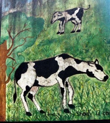 Fotografía titulada "Sri Lanka " Cowcow"" por Benoit Van Canneyt, Obra de arte original, Fotografía digital