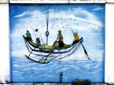 Фотография под названием "Sri Lanka " fisherm…" - Benoit Van Canneyt, Подлинное произведение искусства, Цифровая фотография