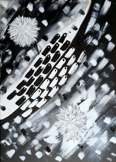 Malerei mit dem Titel "DEUX art abstrait m…" von Beata Dautrey, Original-Kunstwerk, Acryl