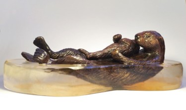 雕塑 标题为“копал морская выдра” 由Евгений Комзев, 原创艺术品, 树脂