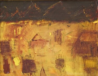 Painting titled "Desert" by Beata Wehr, Original Artwork