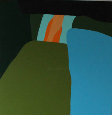 「Abstrait contempora…」というタイトルの絵画 Beatrice Bodascaによって, オリジナルのアートワーク, アクリル ウッドストレッチャーフレームにマウント
