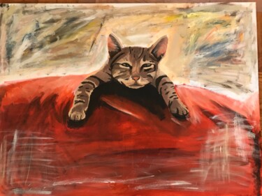 Painting titled "relax" by Beatrice Buccella, Original Artwork, Acrylic