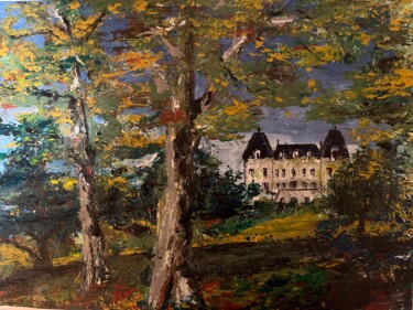 Painting titled "Maison d ´Azergue" by Beatrice Chappelon, Original Artwork, Acrylic
