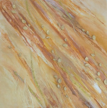 Peinture intitulée "envolée de feuilles" par Béatrice Couvret, Œuvre d'art originale, Huile