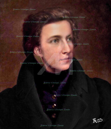 L'appel de l'âme Digitale Künste mit dem Titel "L'appel de l'âme" von Béatrice Véronique Douda, Original-Kunstwerk, Digitale Malerei Auf Gest…