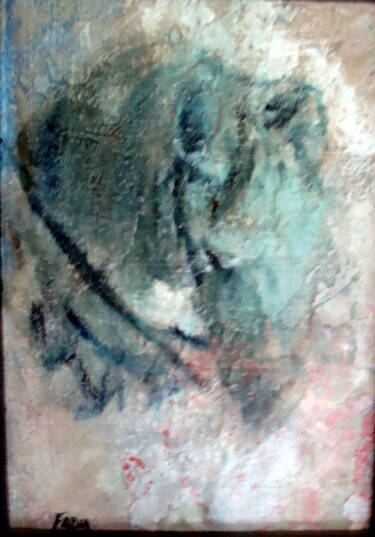 Pintura intitulada "Golfo" por Béatrice Farge, Obras de arte originais, Óleo Montado em Outro painel rígido