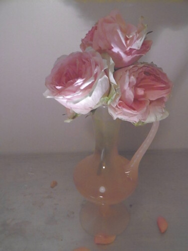 Fotografie mit dem Titel "Petit bouquet de ro…" von Béatrice Marie Penaud, Original-Kunstwerk, Digitale Fotografie