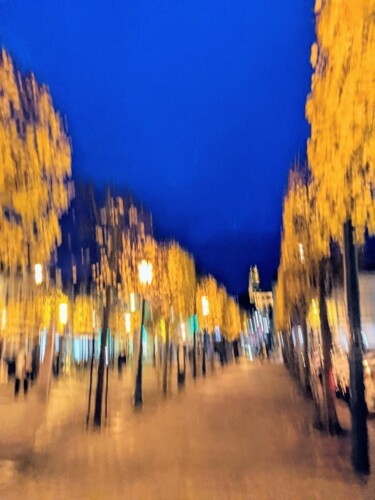 Photographie intitulée "Un soir d'automne" par Béatrice Marie Penaud, Œuvre d'art originale, Photographie numérique