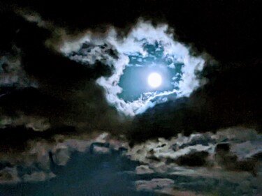 摄影 标题为“Pleine lune” 由Béatrice Marie Penaud, 原创艺术品, 数码摄影