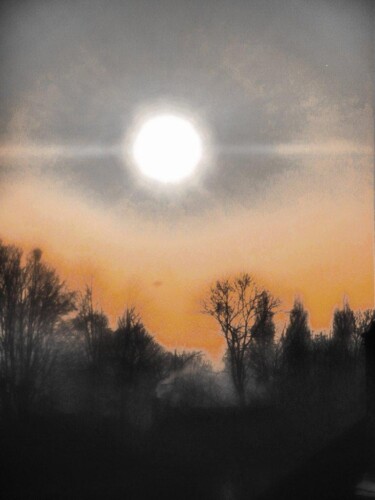 Photographie intitulée "Blanc soleil - Wint…" par Béatrice Marie Penaud, Œuvre d'art originale, Photographie numérique