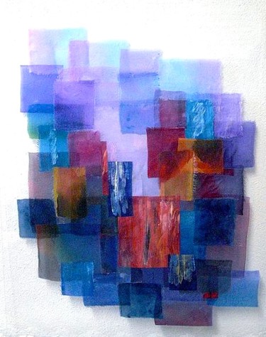 Arte tessile intitolato "TRANSPARENCE 2" da Béatrice Marty, Opera d'arte originale, Patchwork